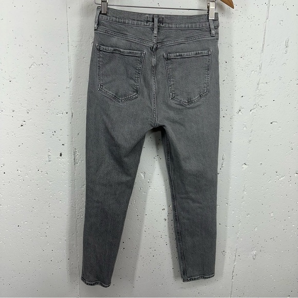 AGOLDE Women’s size 27 Nico High Rise Slim Stretch Ankle Jeans in Chime Gray - Picture 6 of 13